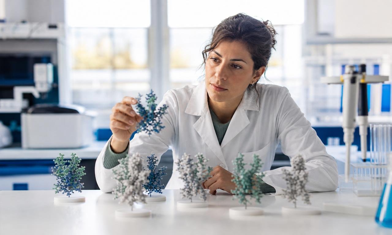 Ricercatrice seleziona in laboratorio il modello della futura mutazione del virus influenzale.